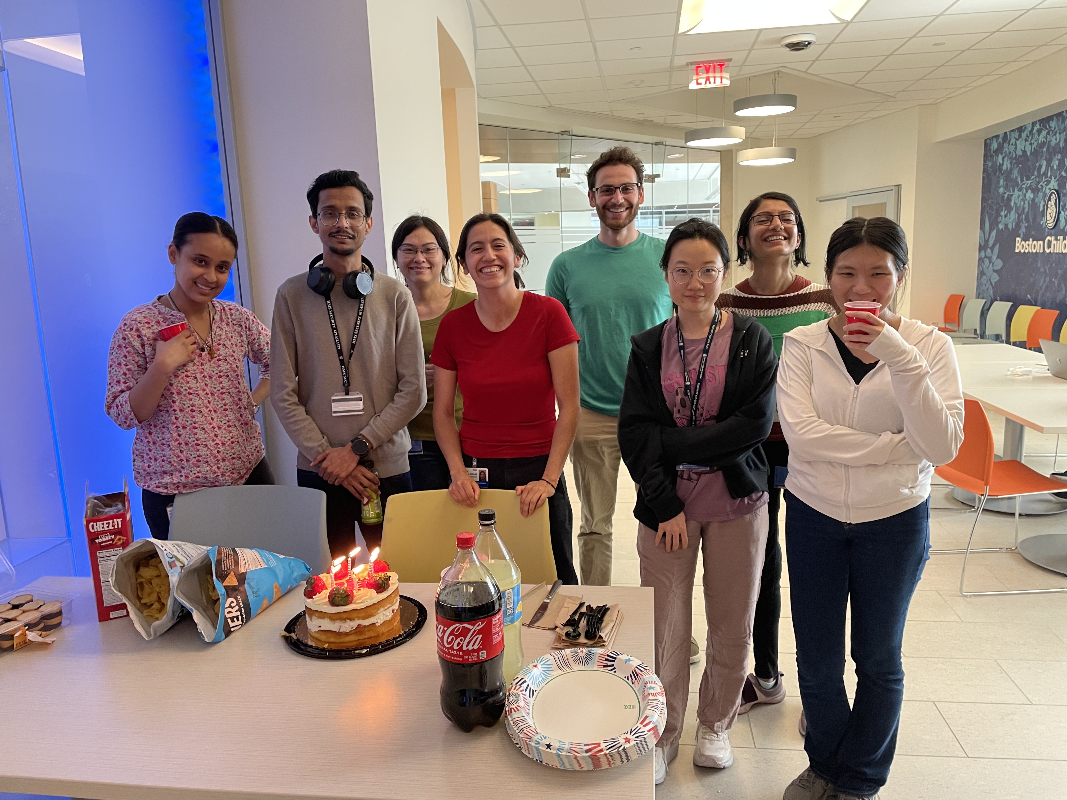 Celebrating Alicia's birthday!